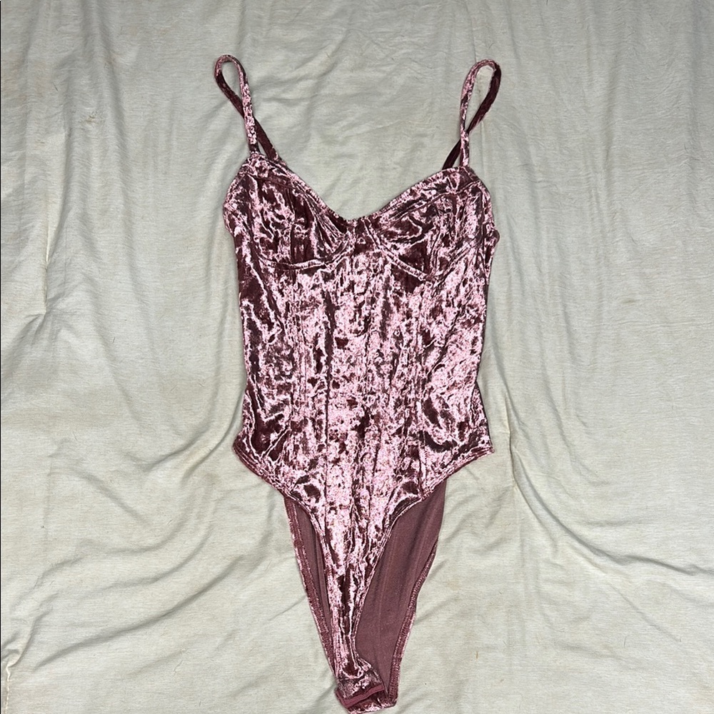 Velvet Pink Bodysuit